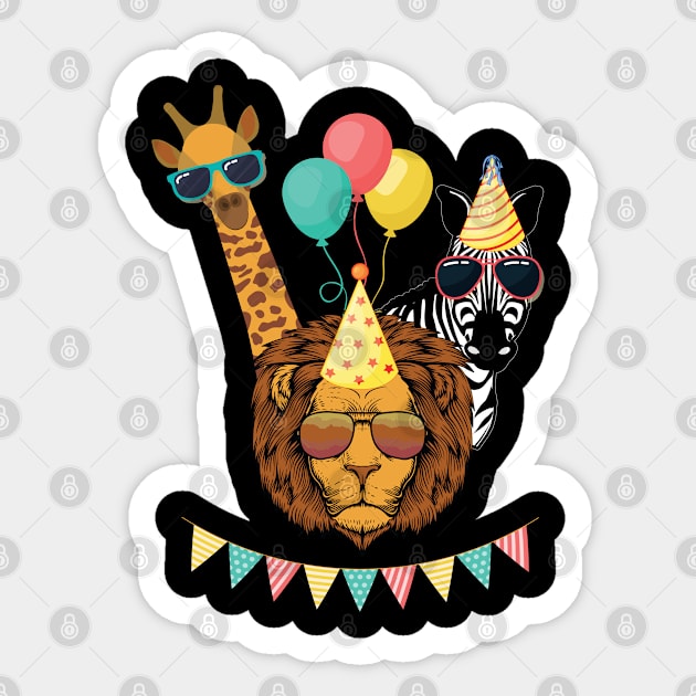 Animal Raver Party Sticker by FamiLane